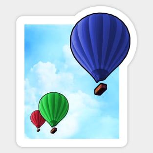 Hot Air Balloons Sticker